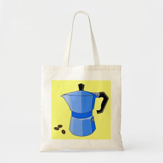 Blue Rainbow Espresso Tote Bag (Voorkant)
