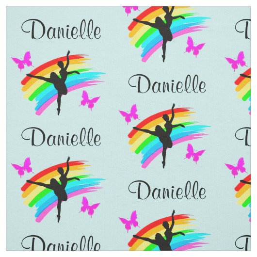 BLUE RAINBOW GEPERSONALISEERDE DANSERSSTOF STOF (Swatch)