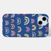 Blue Rainbow iPhone Case (Achterkant (horizontaal))