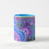 Blue Rainbow Melt Mok (Midden)