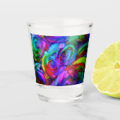 Blue Rainbow Rozen - Shot Glas (Voorkant)