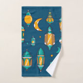 Blue Ramadan-lantaarn Bad Handdoek (Handdoek)