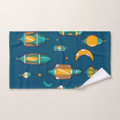 Blue Ramadan-lantaarn Bad Handdoek (Handdoek)