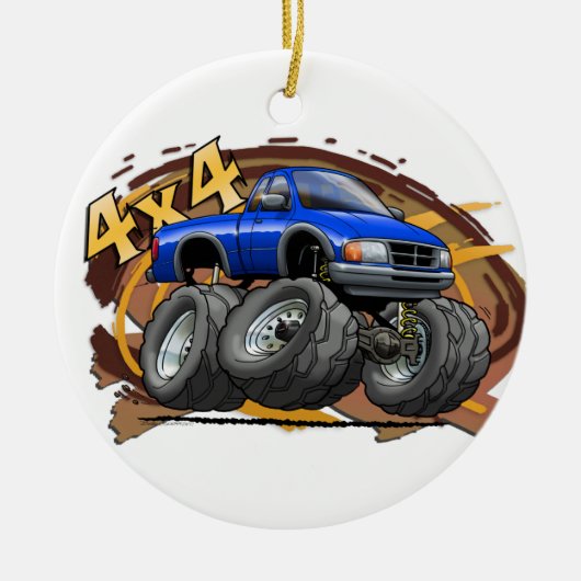 Blue Ranger Keramisch Ornament (Voorkant)