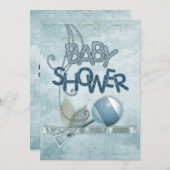 Blue Rattle Babydouanier Kaart (Voorkant / Achterkant)