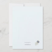 Blue Rattle Bedankt voor je notiecard Notitiekaartje (Achterkant)