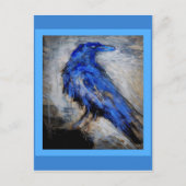 Blue Raven door Sharles Briefkaart (Voorkant)