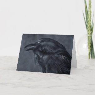 Blue Raven Greeting Card Kaart