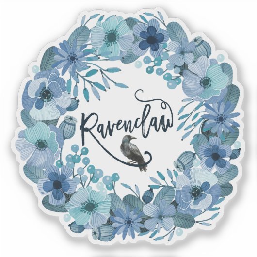 Blue Raven House Inspiratie Sticker (Voorkant)