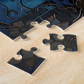 Blue Raven Jigsaw Puzzle Legpuzzel (Zijkant)