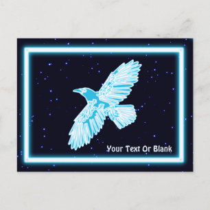 Blue Raven op sterren Briefkaart