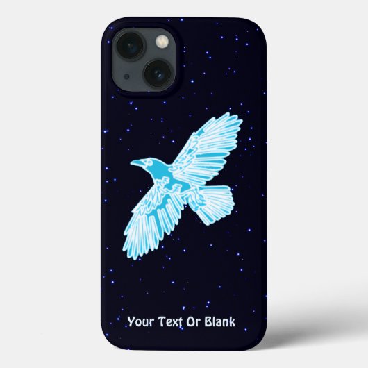 Blue Raven op sterren Case-Mate iPhone Case (Achterkant)