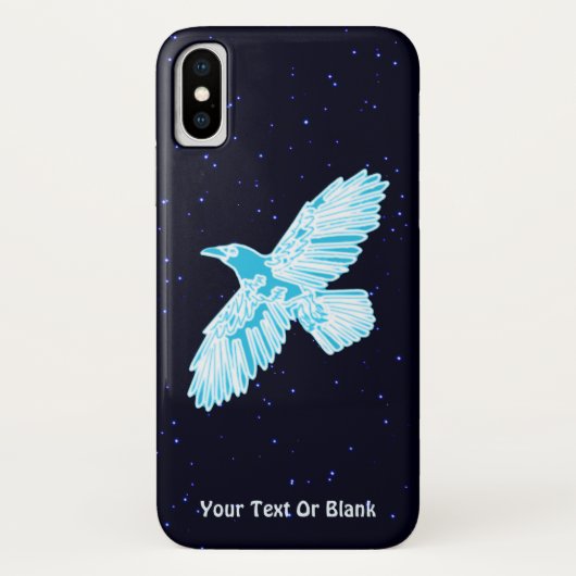 Blue Raven op sterren Case-Mate iPhone Case (Achterkant)