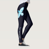 Blue Raven op sterren Leggings (Rechts)
