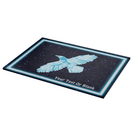 Blue Raven op sterren Snijplank (Hoek)