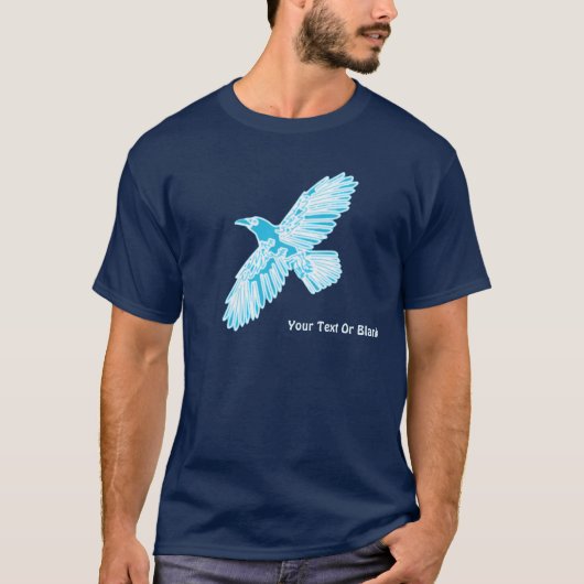 Blue Raven T-shirt (Voorkant)