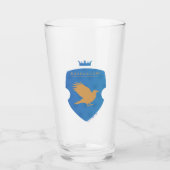 Blue RAVENCLAW™ Crowned Crest Glas (Voorkant)
