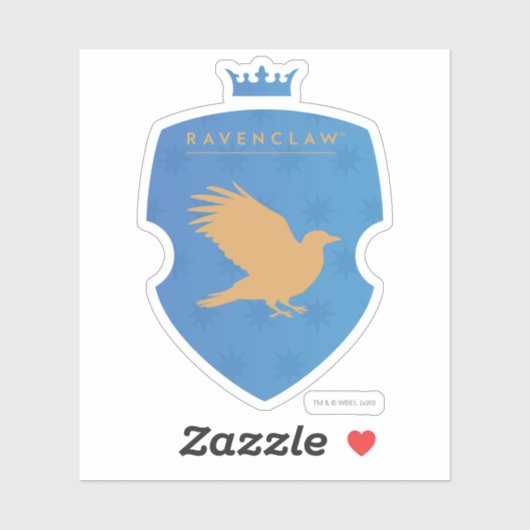 Blue RAVENCLAW™ Crowning Crest Sticker (Vel)