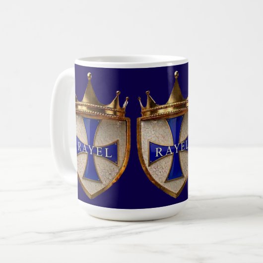 Blue RayEl Crest koffiekop Koffiemok (Voorkant links)