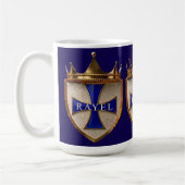 Blue RayEl Crest koffiekop Koffiemok (Links)
