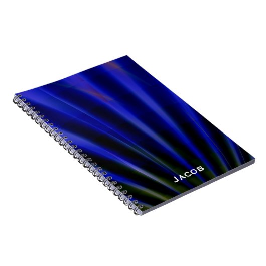 Blue Rays - Aangepast notebook Notitieboek (Rechterzijde)