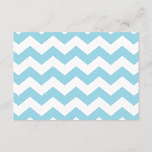 Blue Ready to Pop Baby shower Book Request Card Informatiekaartje (Achterkant)