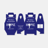 Blue Realtor-to-client: NIEUW THUIS-afsluitend cad Bedankdoosjes (Uitgevouwen)