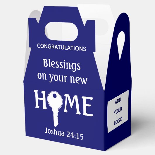 Blue Realtor-to-client: NIEUW THUIS-afsluitend cad Bedankdoosjes (Geopend)