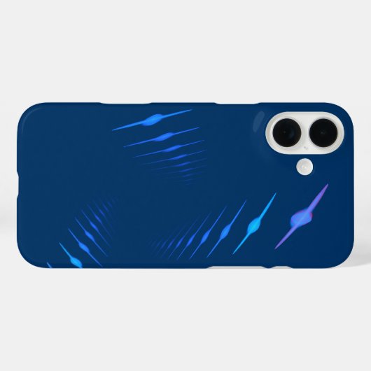 Blue REbel Case-Mate iPhone Case (Achterkant (horizontaal))