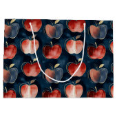 Blue Red Apples  Groot Cadeauzakje (Achterkant)