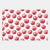 Blue Red Apples  Inpakpapier Vel (Voorkant 2)