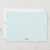 Blue Red Be Merry Modern Holiday Fotokaart Feestdagenkaart (Achterkant)