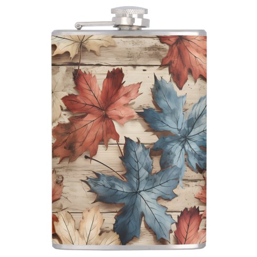 BLUE RED CREAM HERFST HERFSTBLADEREN HEUPFLES (Voorkant)