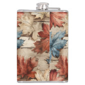 BLUE RED CREAM HERFST HERFSTBLADEREN HEUPFLES (Achterkant)