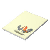 Blue Red Gamefowl Notitieblok (Linkerzijde)