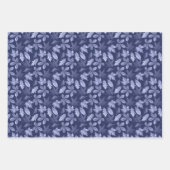 BLUE RED GREEN HERFST AUTUMN LEAVES INPAKPAPIER VEL (Voorkant 3)