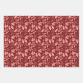 BLUE RED GREEN HERFST AUTUMN LEAVES INPAKPAPIER VEL (Voorkant 2)