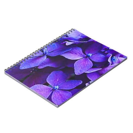                     BLUE RED Hydrangea      Notitieboek (Linkerzijde)