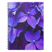                     BLUE RED Hydrangea      Notitieboek (Voorkant)