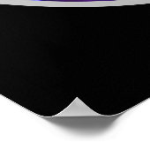 BLUE RED Hydrangea Poster (Hoek)