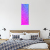 Blue Red Pink Paars Yellow Green Trendy Abstract Canvas Afdruk (Insitu (Slaapkamer))