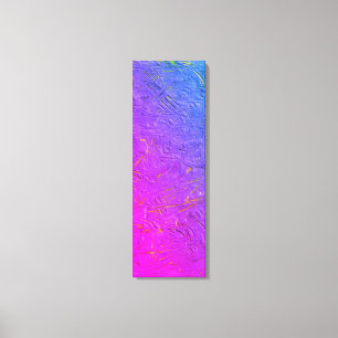 Blue Red Pink Paars Yellow Green Trendy Abstract Canvas Afdruk