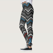 Blue/Red Zig Zag...Diabetes Leggings (Links)