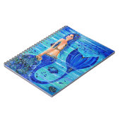 Blue Reef Mermaid notitieboek van Renee Lavoie (Linkerzijde)