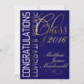 Blue Reflection 2016 Formal Graduation Party Kaart (Voorkant)