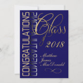 Blue Reflection 2018 Formal Graduation Party Kaart (Voorkant)