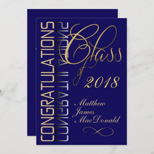 Blue Reflection 2018 Formal Graduation Party Kaart (Voorkant / Achterkant)