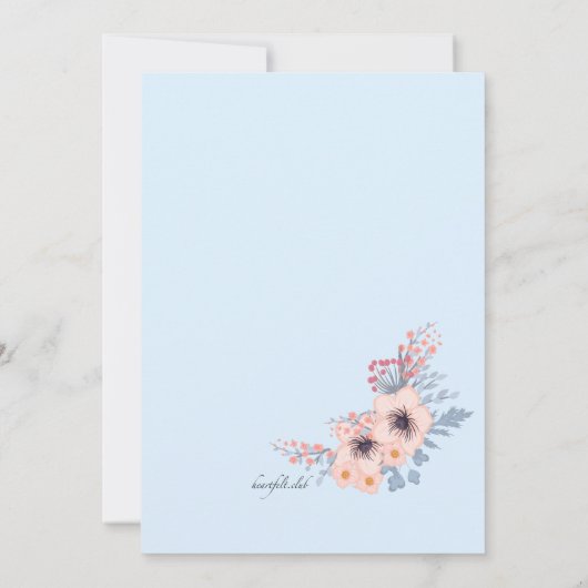 Blue Reflection Invitation Kaart (Achterkant)