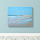 Blue Reflection Montalivet Canvas Afdruk (Insitu (Houten vloer))