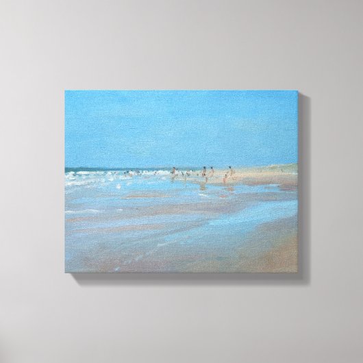 Blue Reflection Montalivet Canvas Afdruk (Voorkant)